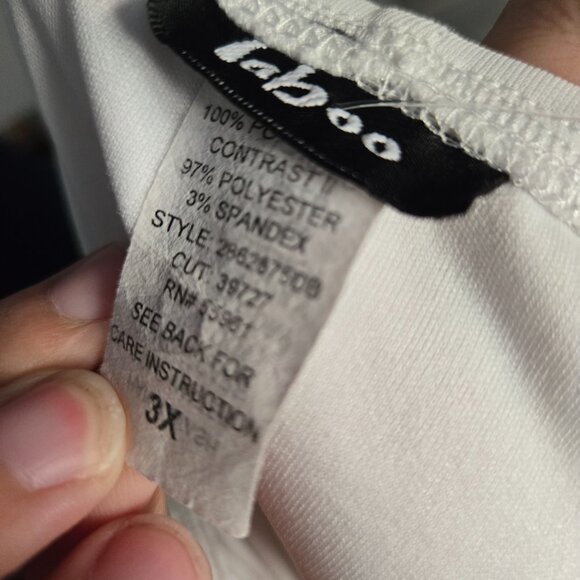 Taboo Black & White Formal Dress – Size 3XL (Great Condition) - Picture 4 of 4